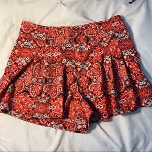 design print dress shorts